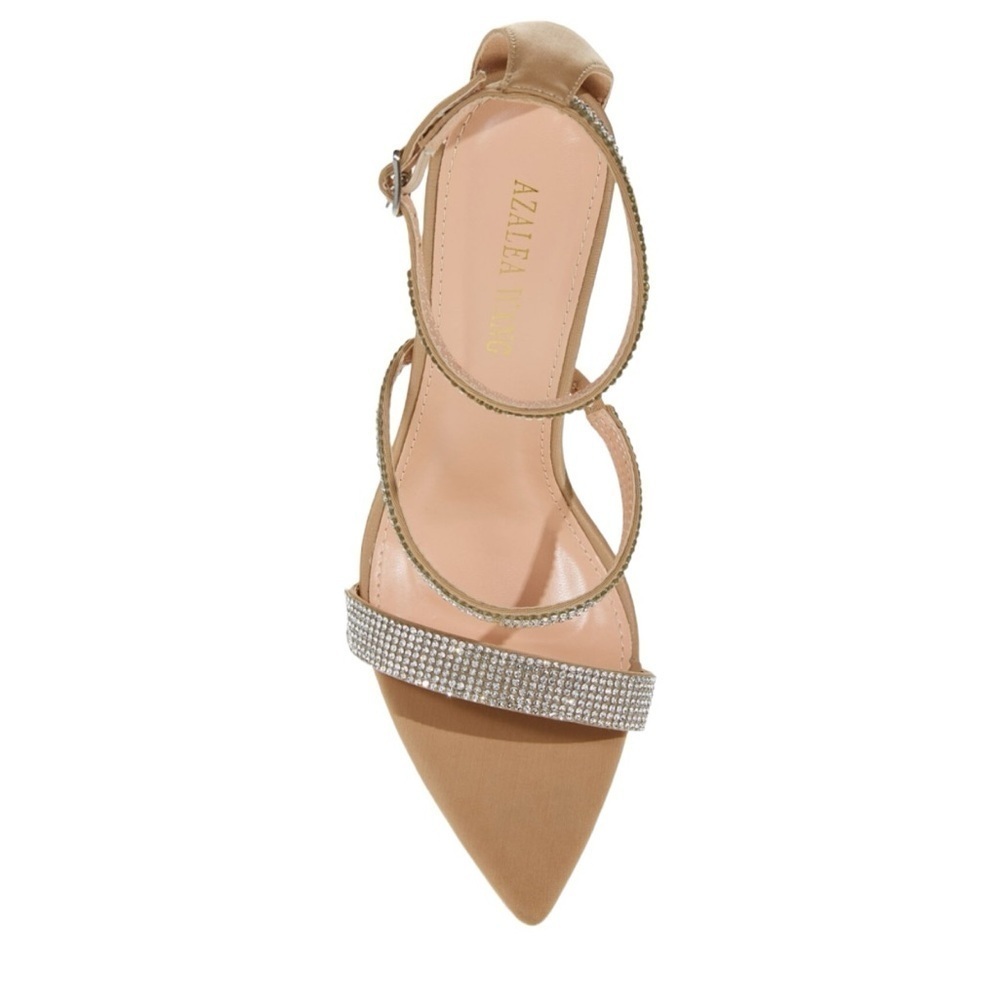 Glamorous Silver Strappy Heels - Picture 12 of 12